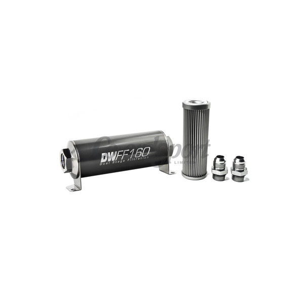 DW In-line fuel filter element and housing kit  stainless st image