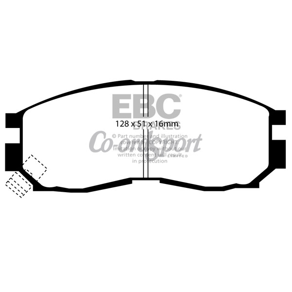 EBC Ultimax OEM Replacement Brake Pads image