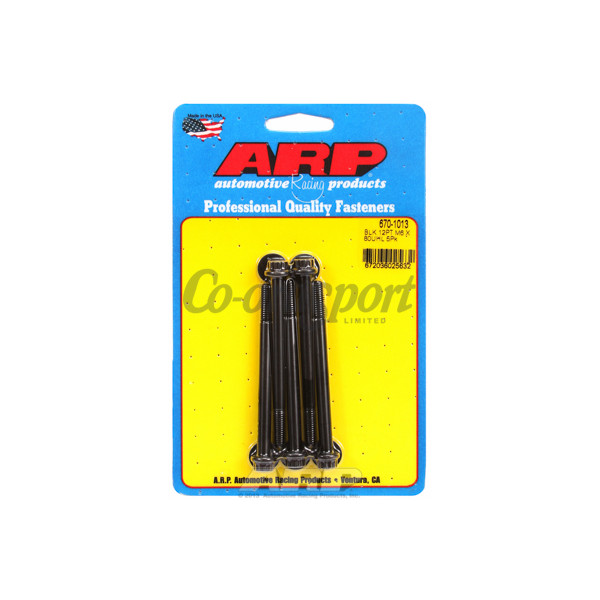 ARP M6 x 1.00 x 80 12pt black oxide bolts image