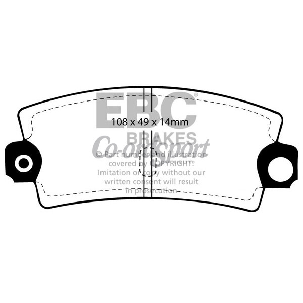 EBC Ultimax OEM Replacement Brake Pads image