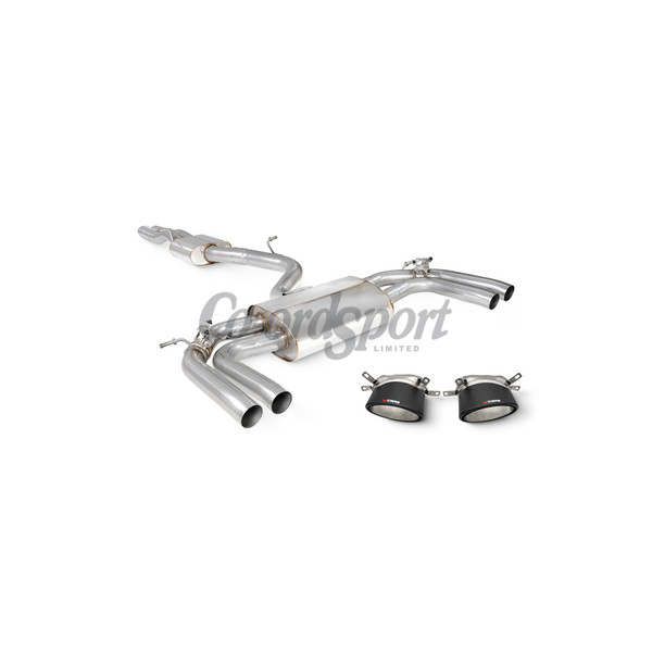 Scorpion Resonated Cat GPF-back system with valves RS3 8Y Saloon image