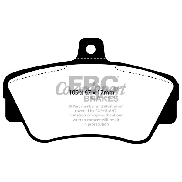 EBC Ultimax OEM Replacement Brake Pads image