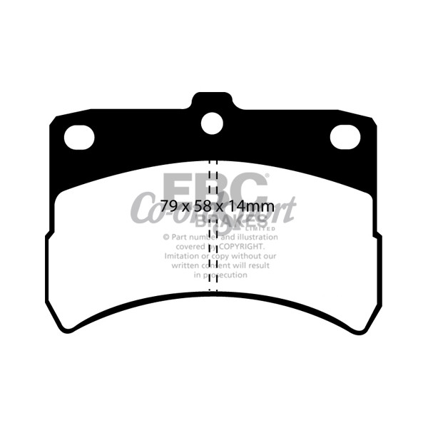 EBC Ultimax OEM Replacement Brake Pads image