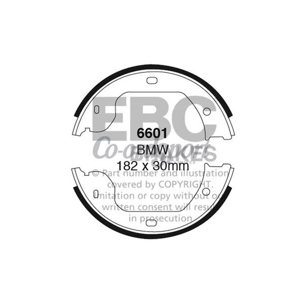 EBC BRAKE SHOE SET image