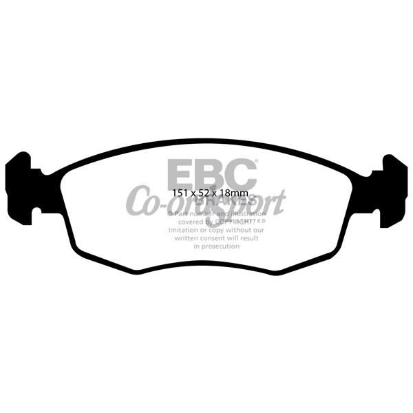 EBC Ultimax OEM Replacement Brake Pads image