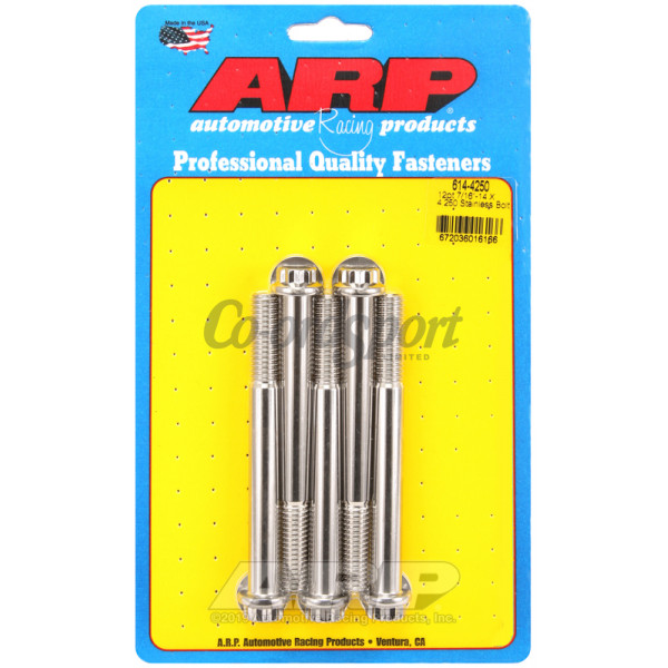 ARP 7/16-14 X 4.250 12pt 1/2 wrenching SS bolts image