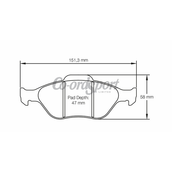 Pagid racing brake pads -RST3 image