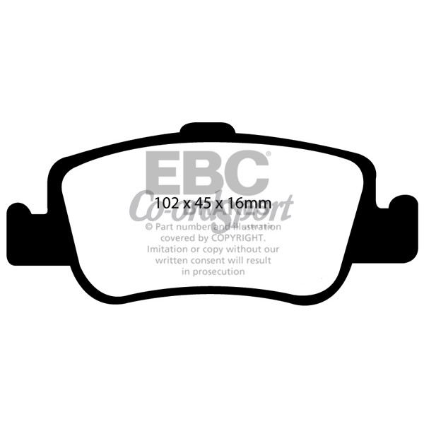 EBC Ultimax OEM Replacement Brake Pads image