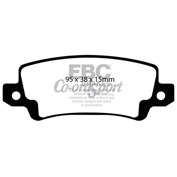 EBC Ultimax OEM Replacement Brake Pads image