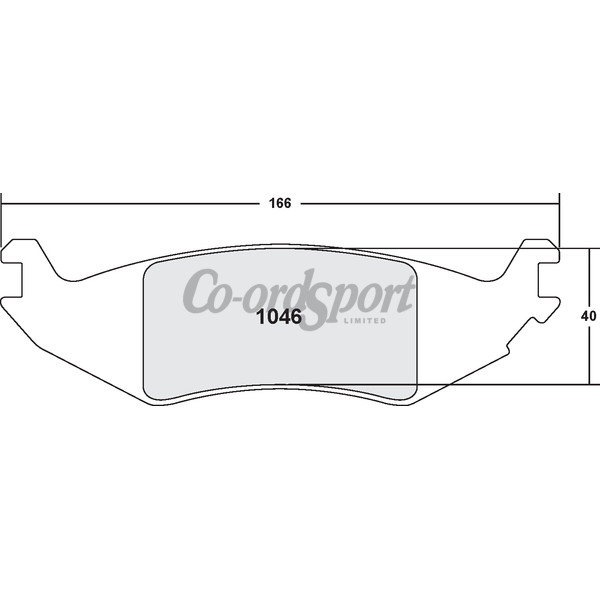 PFC 1046 Z-Rated Brake Pad Set image