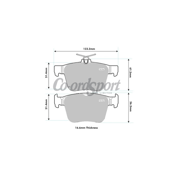 PBS Rear Pads A3 TT Leon 5F1 Golf VII Passat image