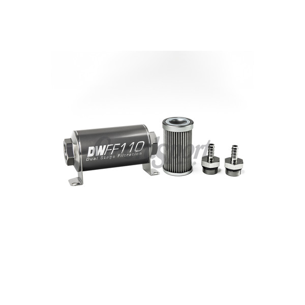 DW In-line fuel filter element and housing kit  stainless steel 4 image