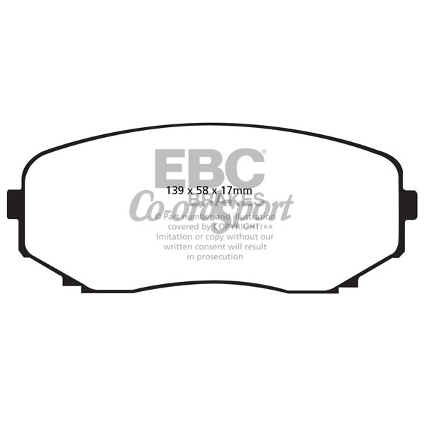 EBC Ultimax OEM Replacement Brake Pads image