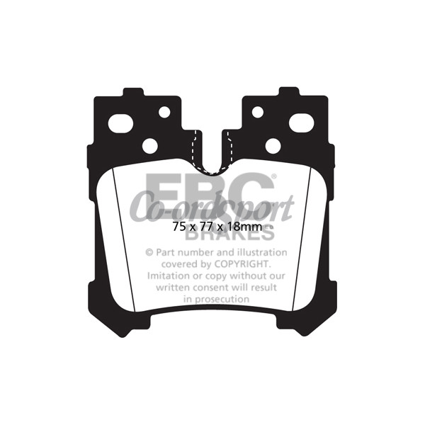 EBC Ultimax OEM Replacement Brake Pads image