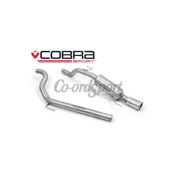 COBRA Vauxhall Corsa D SRI (10 - 13) Cat Back - Non-Resonated image