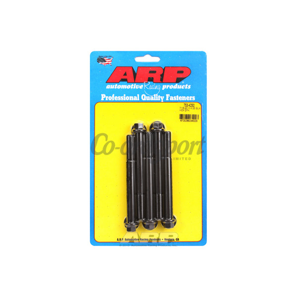 ARP 7/16-20 x 4.250 hex black oxide bolts image