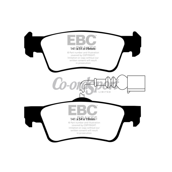 EBC Ultimax OEM Replacement Brake Pads image