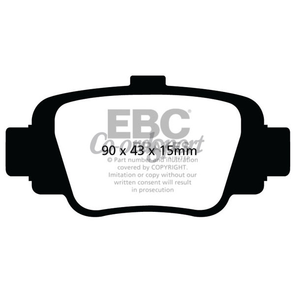 EBC Ultimax OEM Replacement Brake Pads image