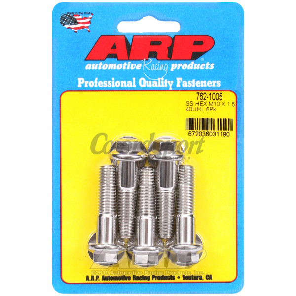 ARP M10 x 1.50 x 40 hex SS bolts image