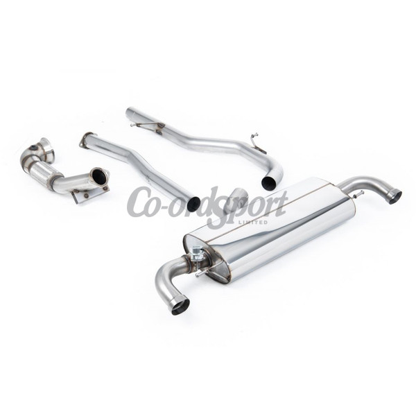Milltek Turbo-back excluding Hi-Flow Sports Cat Audi TT Mk image