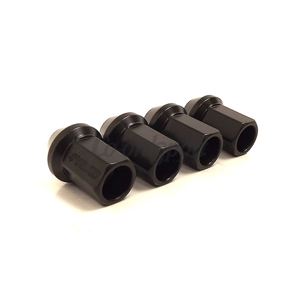 RAYS 17 HEX RACING NUT OPEN L35 MED 4P 12X1.25 BK Black image