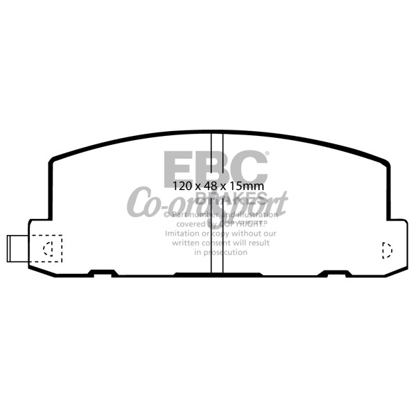 EBC Ultimax OEM Replacement Brake Pads image