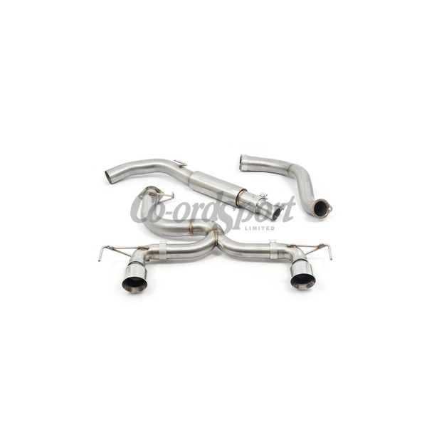 COBRA Vauxhall Corsa E VXR (15 - 18) Cat Back - Venom - CF Tips image