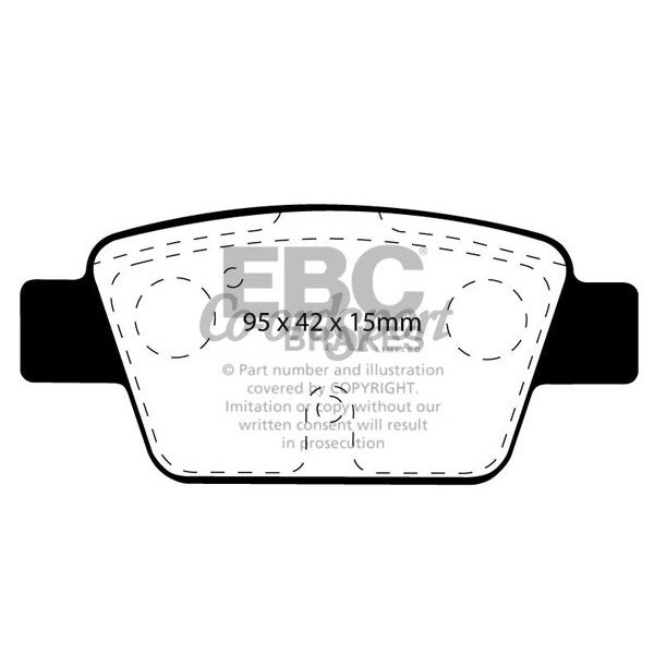 EBC Ultimax OEM Replacement Brake Pads image