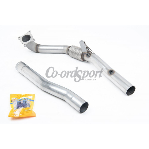 Milltek Large-bore Downpipe and De-cat Volkswagen Scirocco image
