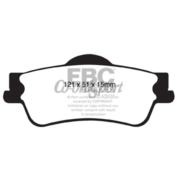 EBC Ultimax OEM Replacement Brake Pads image