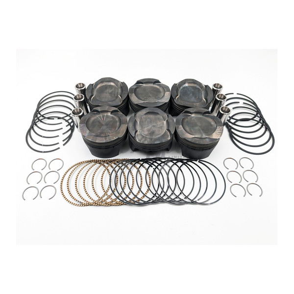 MAHLE BMW N54 B30 3.0L  Piston Set with Rings 84.50mm 10.3CR image