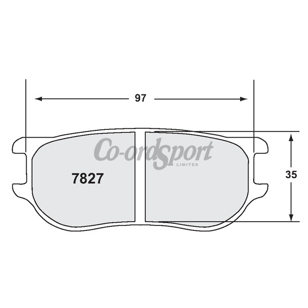 PFC 7827 Race Pad Set - 05 Compound 20 mm image