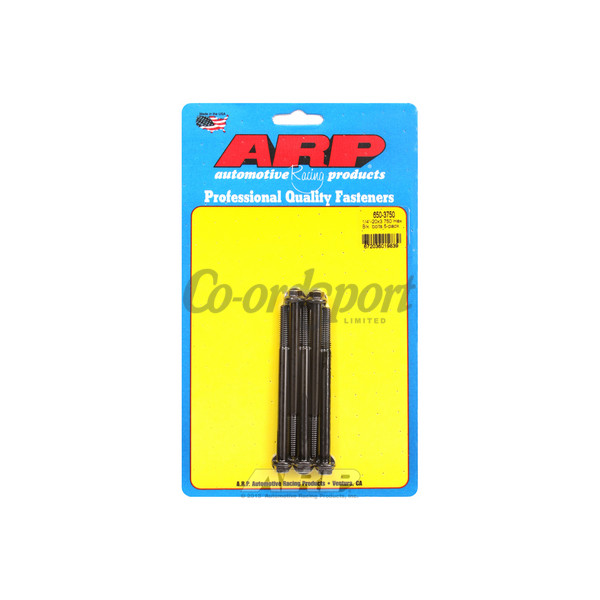 ARP 1/4-20 X 3.750 hex black oxide bolts image