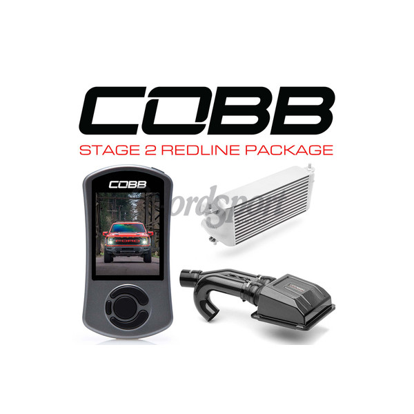 COBB Stage 2 Redline Carbon Fiber Intake Power Package Silver (Fa image