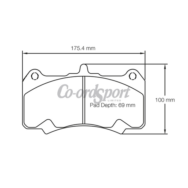 Pagid racing brake pads - RSL1 image