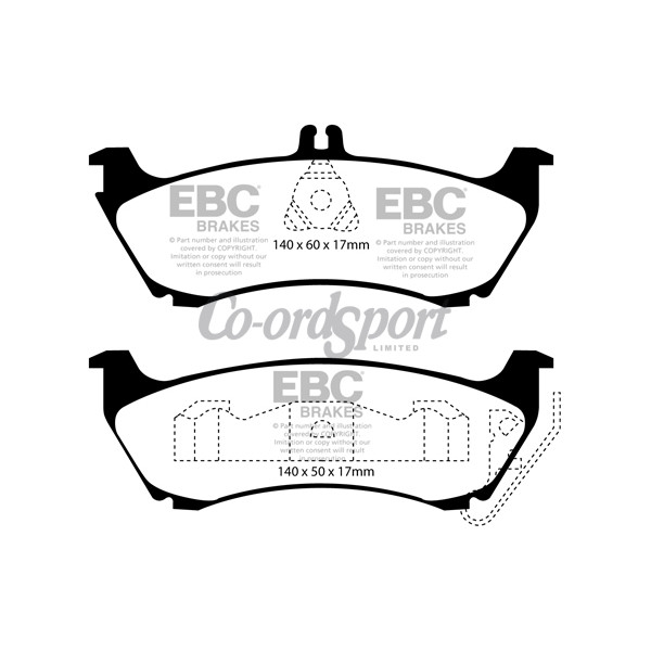 EBC Ultimax OEM Replacement Brake Pads image