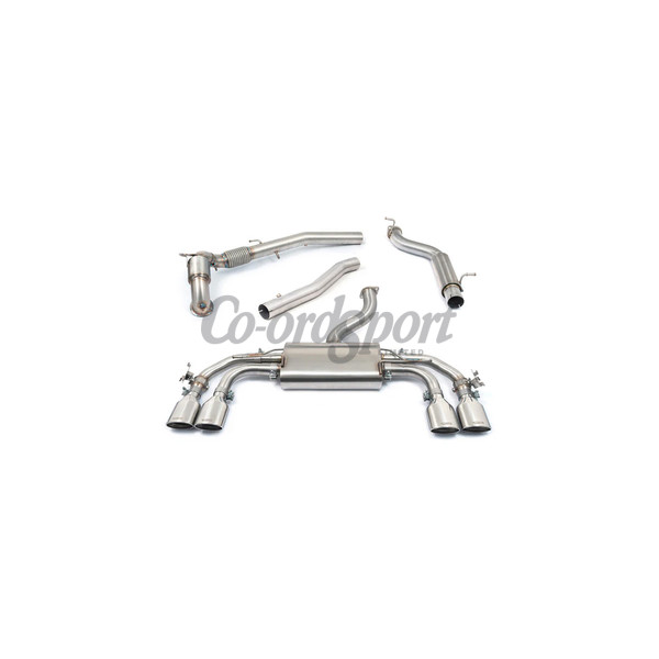 COBRA Audi S3 (8Y) (Sportback) (20-) Valved Turbo Back System - S image