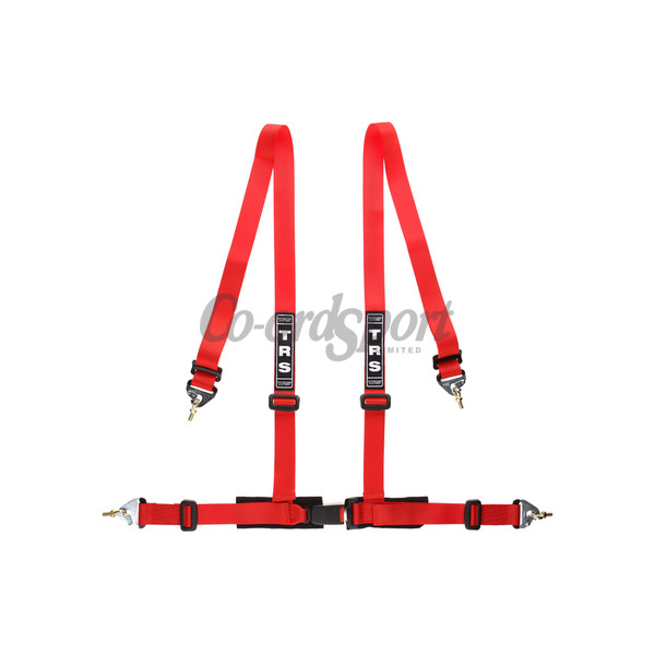 TRS Clubman (snap hook) Harness - 4 point Red image