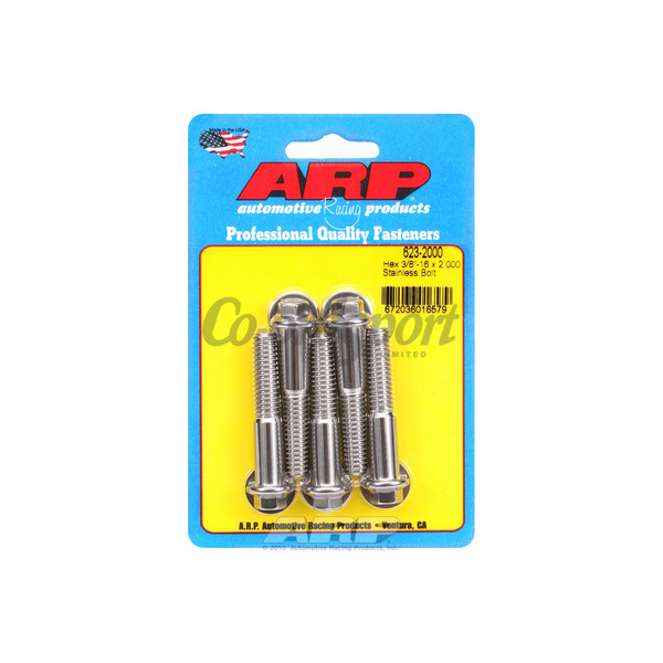 ARP 3/8-16 x 2.000 hex SS bolts image