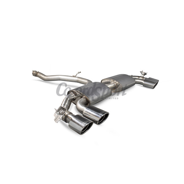 Scorpion Non-resonated cat-back system (with valves)  for Audi TT image
