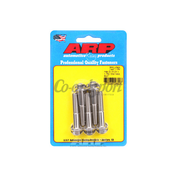 ARP 5/16-24 x 1.750 hex SS bolts image