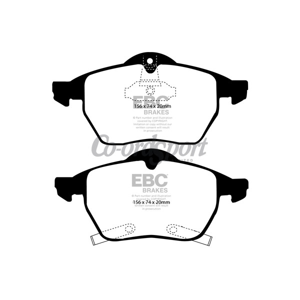 EBC Ultimax OEM Replacement Brake Pads image