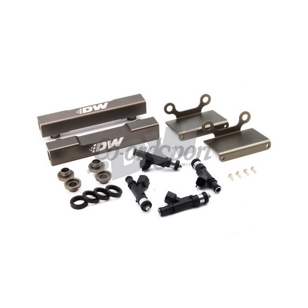 DW Subaru side feed to top feed fuel rail conversion kit and image