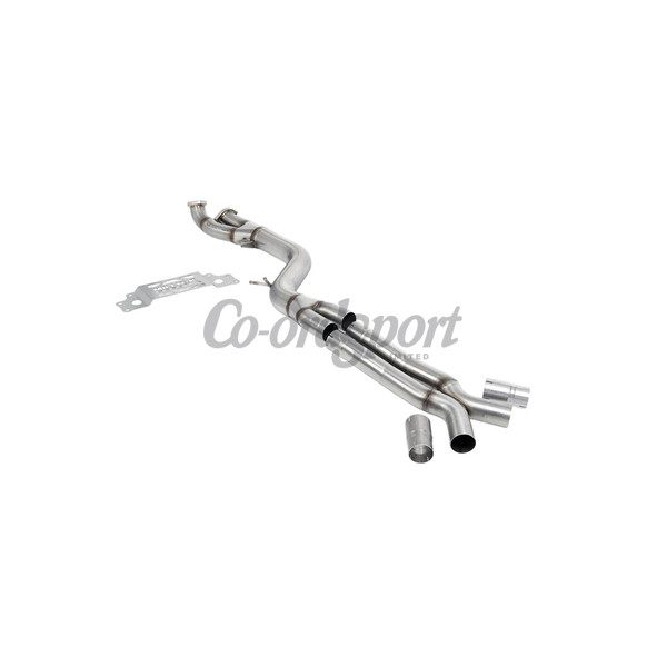 Milltek Exhaust - Single Mid Pipe 102mm - Non Resonated to Millte image