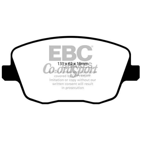 EBC Ultimax OEM Replacement Brake Pads image