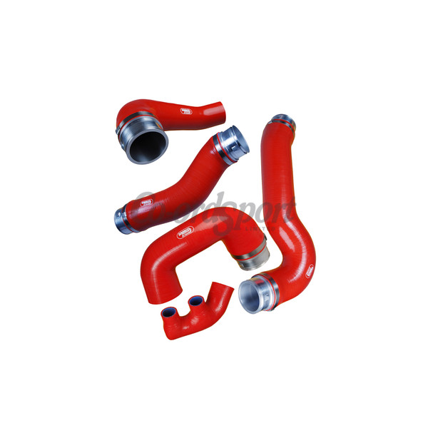 Samco Porsche 996 TT X50 GT2 TURBO S Turbo Hose Kit 2002 > On image