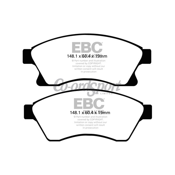 EBC Ultimax OEM Replacement Brake Pads image