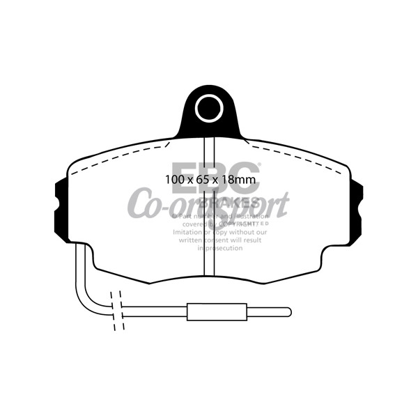 EBC Ultimax OEM Replacement Brake Pads image