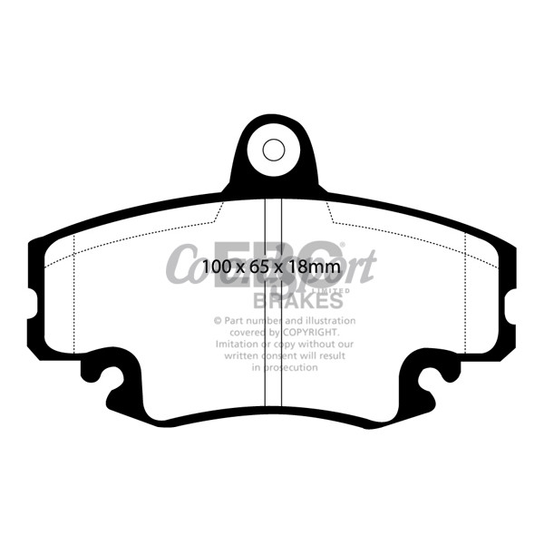 EBC Ultimax OEM Replacement Brake Pads image