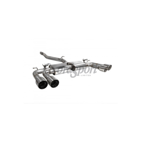 Scorpion Non-resonated cat/gpf-back system with valves Audi S3 Sa image